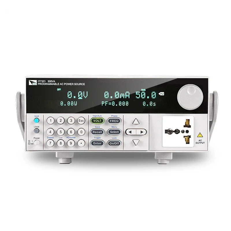 It7321 Programmable AC Variable Frequency Power Source Single-Phase Variable Frequency Source 300V/3a/300W