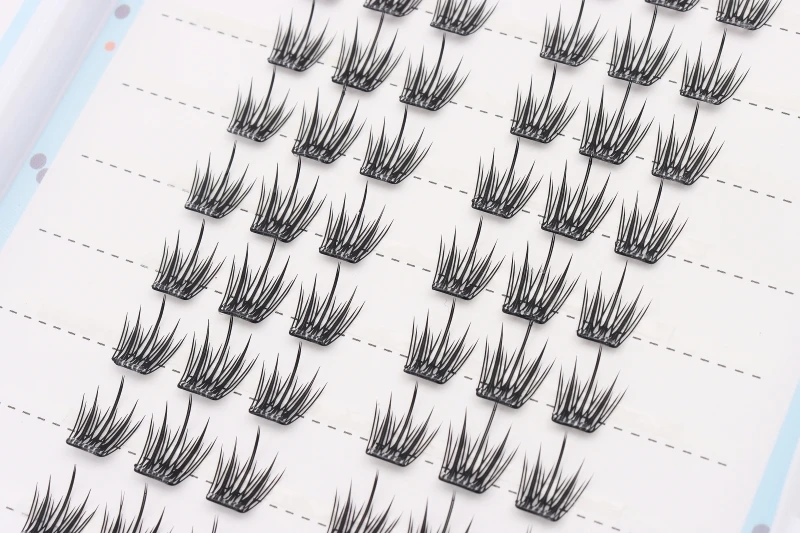 DINGSEN 30 Reihen Idol-Wimperncluster, Wimpernkleber, Manga-Wimpernbuch, DIY-Wimpern, Make-up, Natürliche Anime-Wimpern – Detail 24
