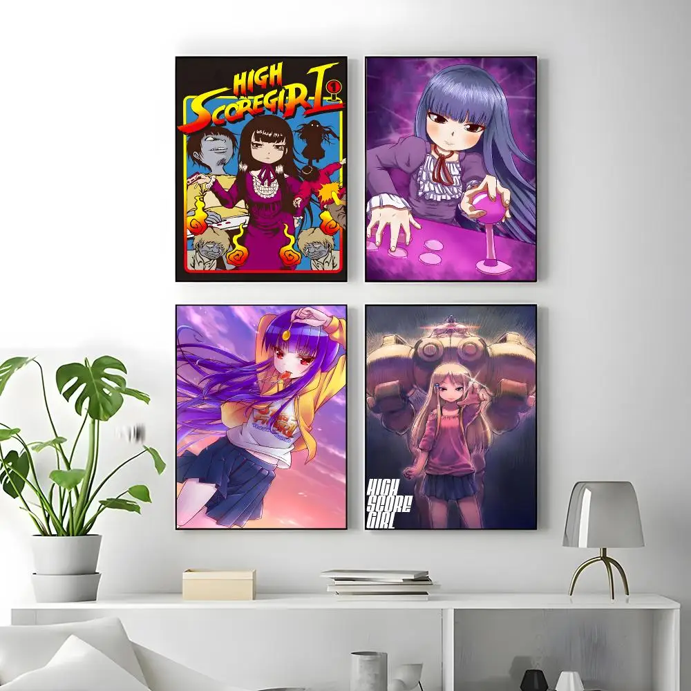 Anime Hi Score Girl Poster High-quality vintage prints & posters for home, bar, cafe, aesthetic wall art.