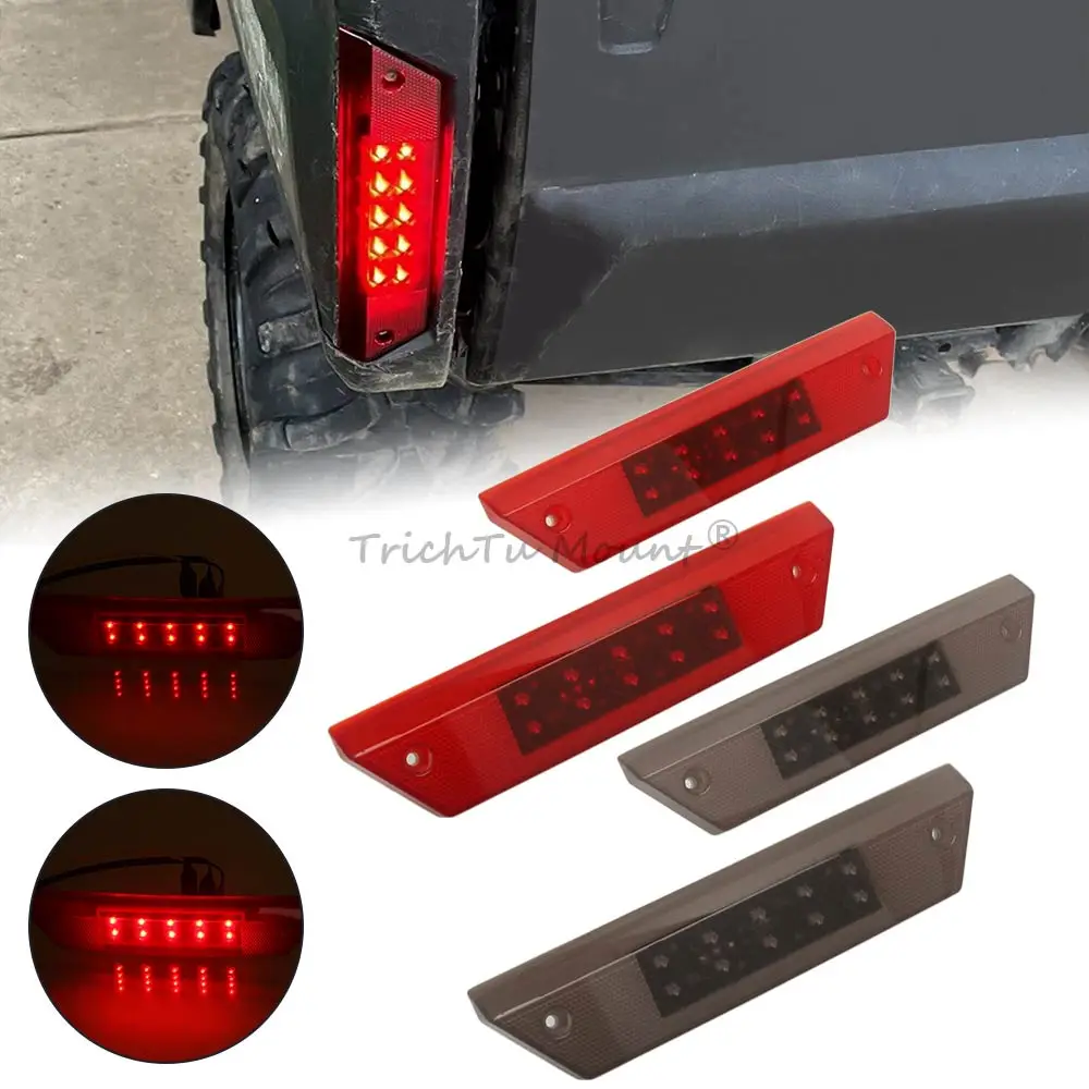 UTV ATV LED Tail Light Running Brake Lamps For Polaris Ranger 800 Voyageur INDY RMK Switchback TITAN RUSH  550 650 2009-2026