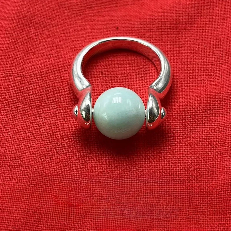 Anillo de perlas para mujer, diseño creativo de moda española, joyería romántica para vacaciones, bolsa de regalo con bolsa, superventas, 2023