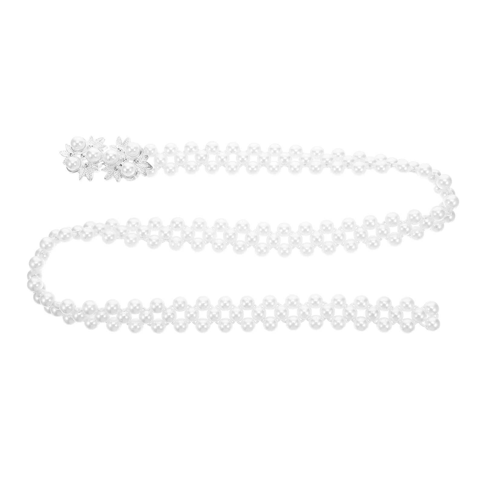 Strass Perlengürtel Mode Kleid Taille Kette elastische Brautjungfer