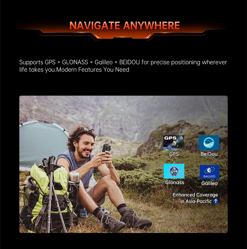Cubot Rugged Smartphone Android 15 King Kong ES 3, 10200mAh Battery, Up to 16GB+256GB, 6.745" Screen, 120Hz,48MP Camera, NFC,GPS