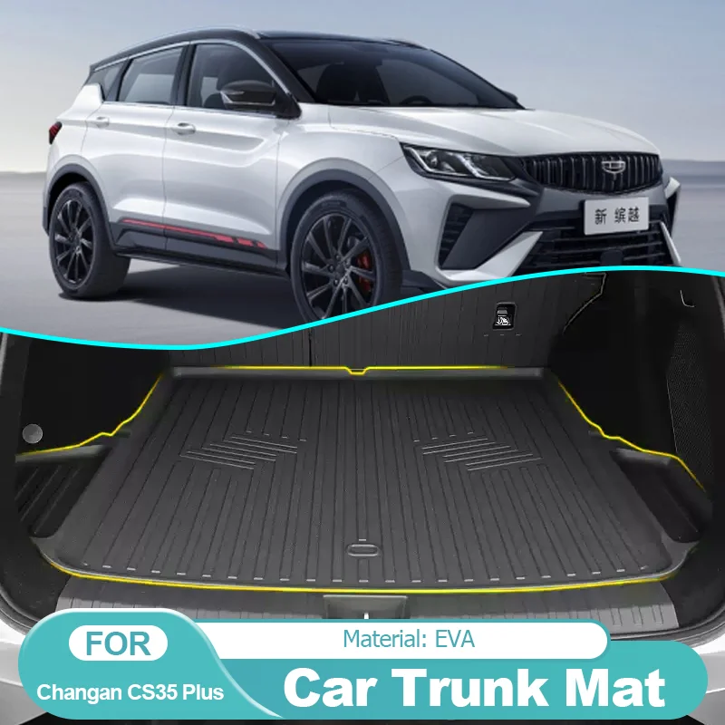 

for Changan CS35 Plus 2023 2022 2021 2018~2024 Car Accessories Rear Trunk Mat Waterproof Protective Liner Trunk Tray Floor Mats