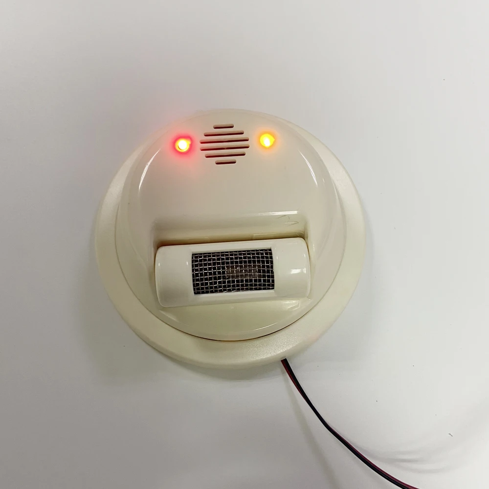 1Pcs FS-2000E Wire Fire Alarm Sensor Flame Detector for Home Security Oil Gas Station Ultraviolet Ray Light Output NO/NC Relay