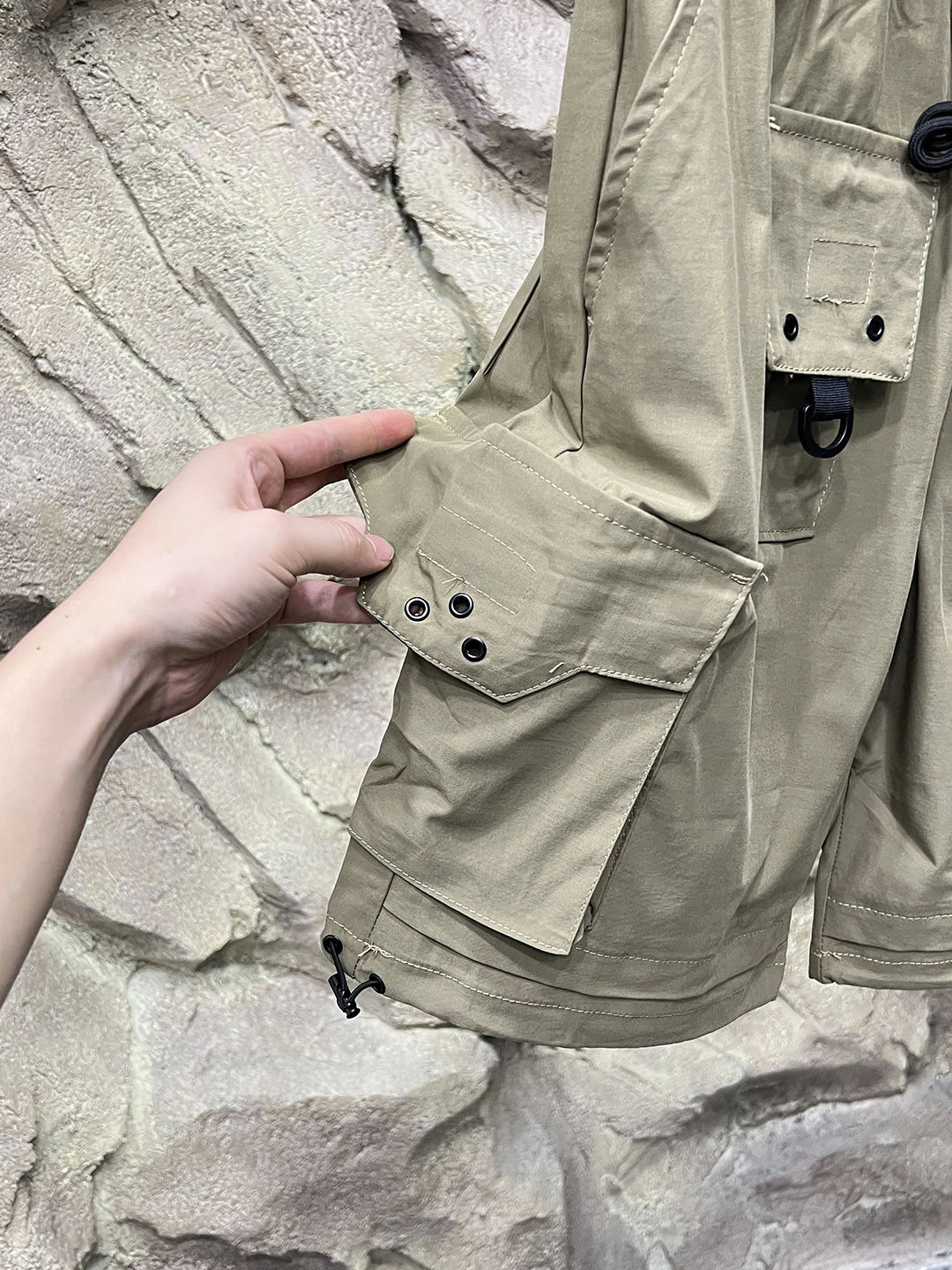 Dewang Precision Línea al aire libre de alta gama, transpirable, suelto, cinco cuartos, ropa de trabajo multiket, sistema de montaña Qui-Drng