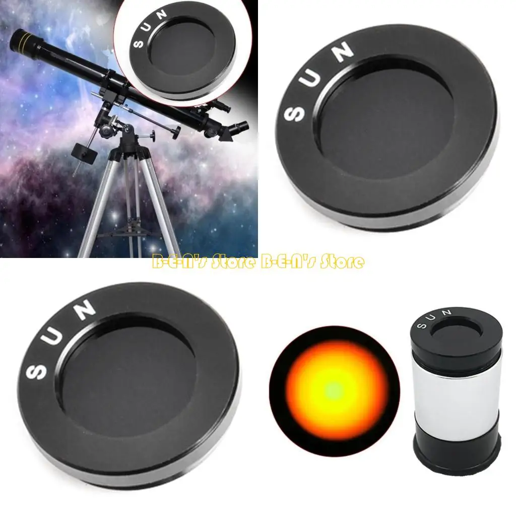 Y1AD 1.25'' Optical Lens Filter Black Solar Filter Astronomical Accessories