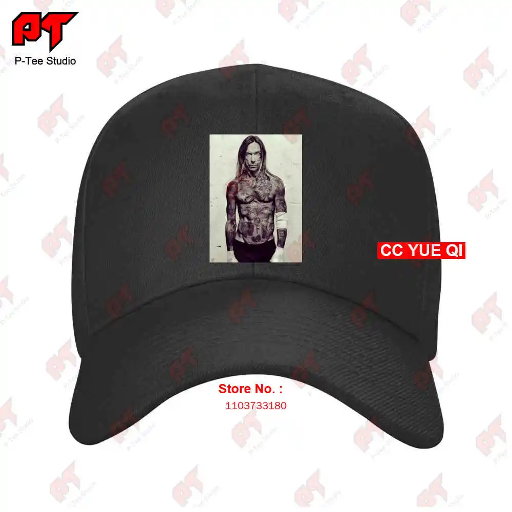 E1Syndicate Iggy Pop The Stooges Clash Tattoo Rock Punk Who Baseball Caps Truck Cap ETVO