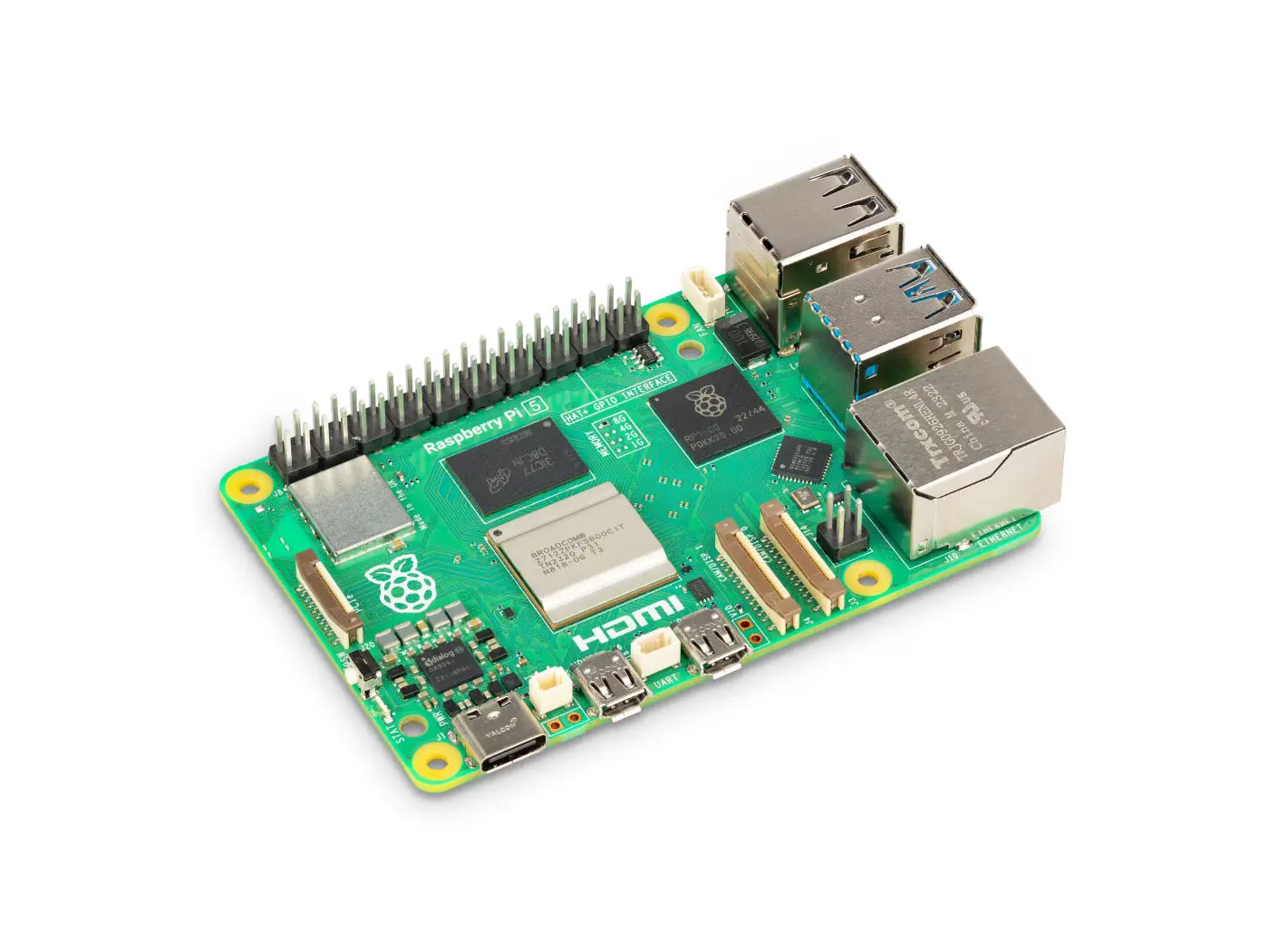Official Original Raspberry Pi 5 Kit Cortex-A76 Linux 2GB 4GB 8GB Arm Board Python Programlama PCIe Gigabit Ethernet USB3.0