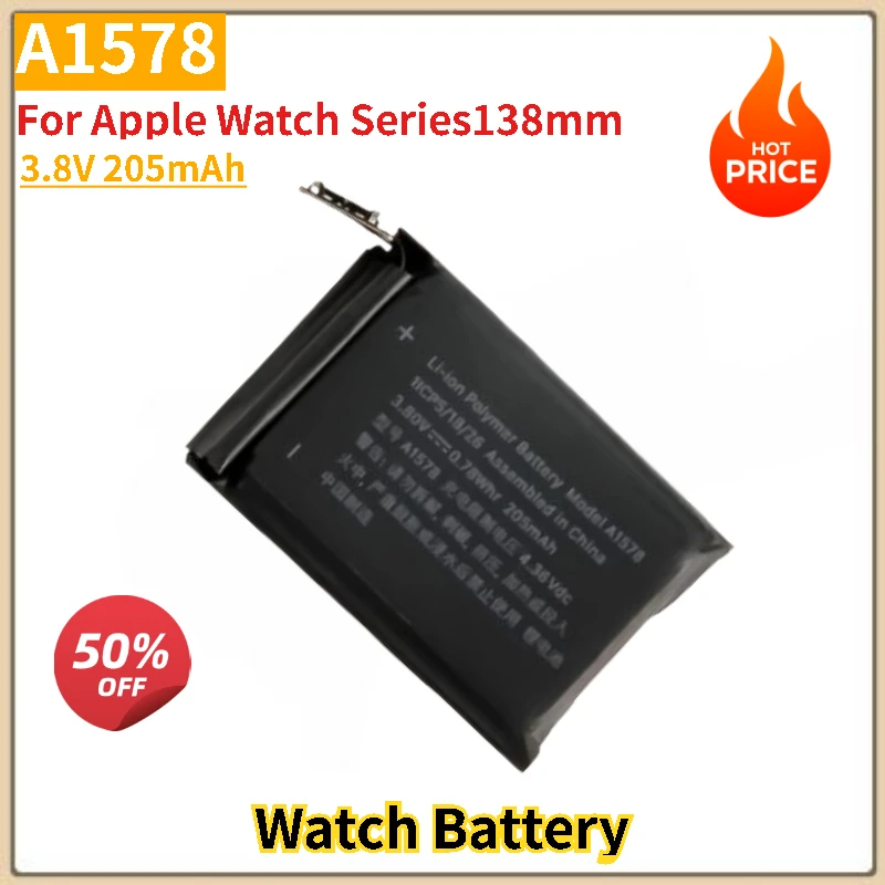 

A1578 Watch Battery 3.8V 205mAh For Apple Watch Series138mm Replacement Battery Brand New High Quality