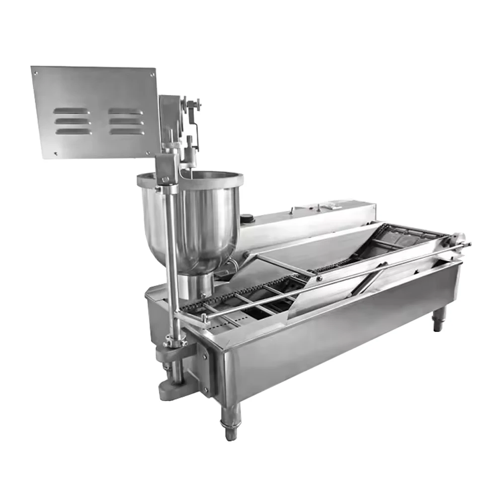 

XEOLEO Electric Donut Fry Machine Ball Shape 3 Set Mould Donut Machine Cake Donut Fry Maker Full Automatic Counting System