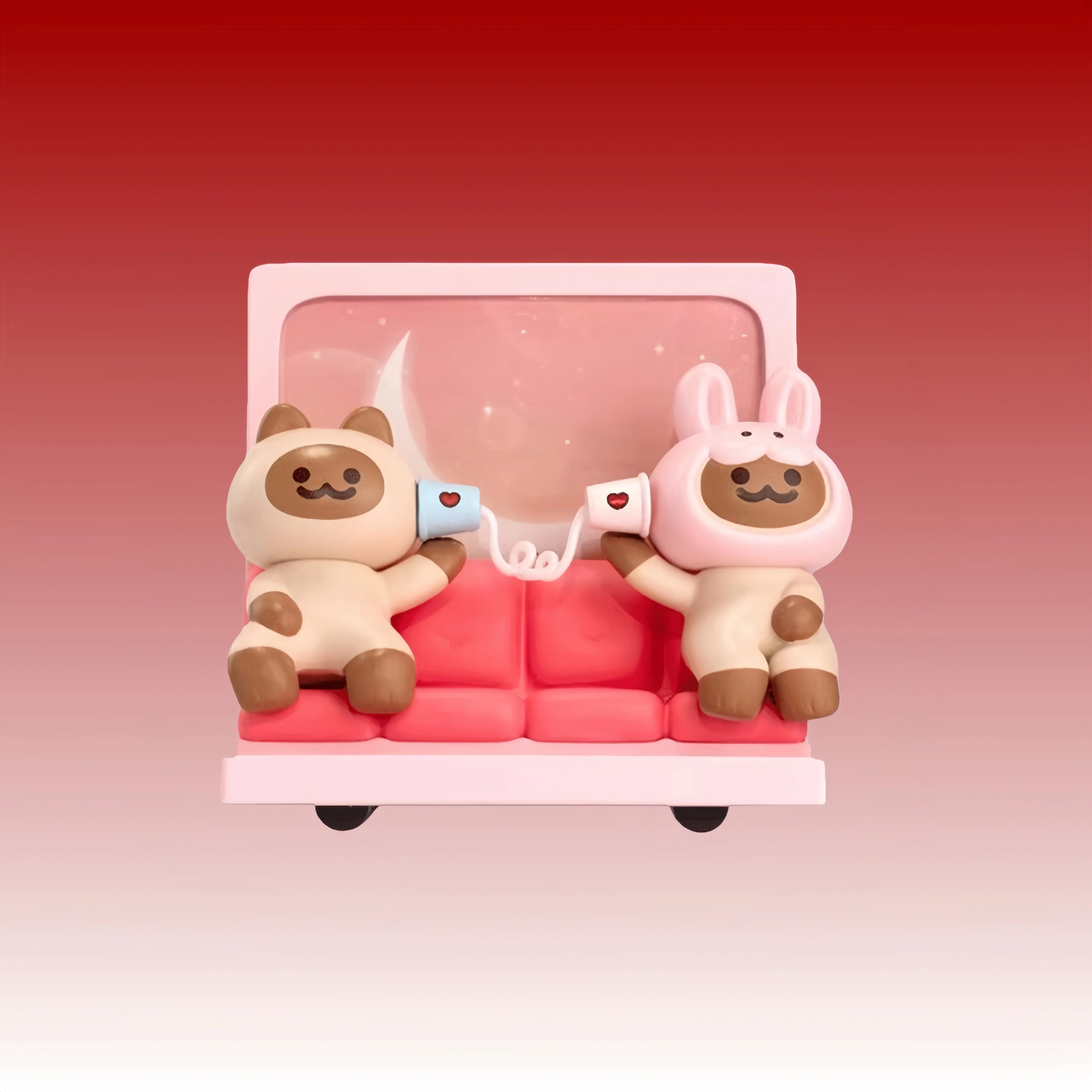 Doggy Cat Fantasy Train Series Blind Box Mystery Box Caixa Caja Dolls Gift Anime Action PVC Figure Toys