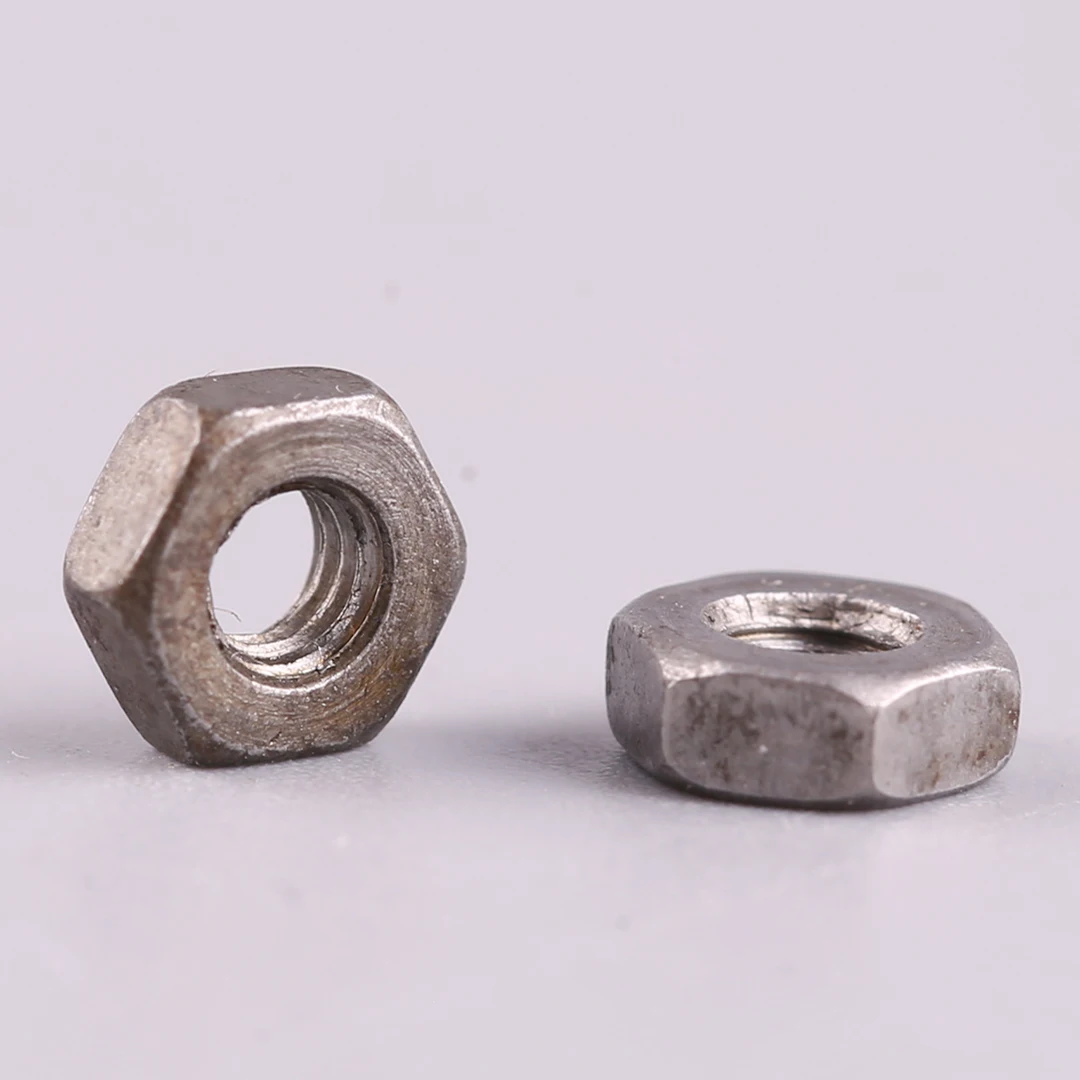 10個入り六角ナットセット M2 M2.5 M3 M4 M5 - ステンレス鋼製マッチングネジ付き六角ナット、様々な用途に対応