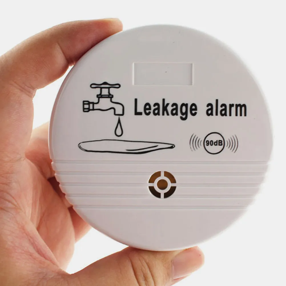 

2pcs Water Leak Alarm Loud Sound For Kitchen Laundry Room Basement Bathroom Overflow Protection Home Moisture Sensor