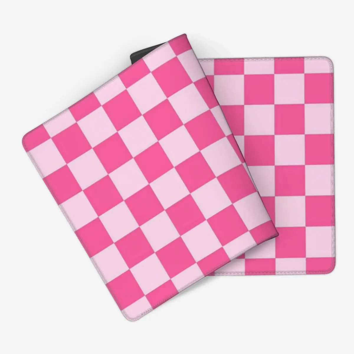 Large Mouse Pad Pink Check Checkboard Pattern Gamer PC Laptop Mats Keyboard Carpet Computer Gaming Office Accessories Desk Mat