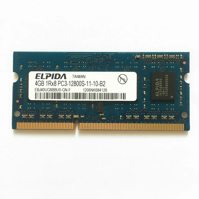 ELPIDA DDR3 RAM 4GB 1600MHz 1.5V 4GB 1RX8 PC3-12800-11 ddr3 4gb 1600 laptop