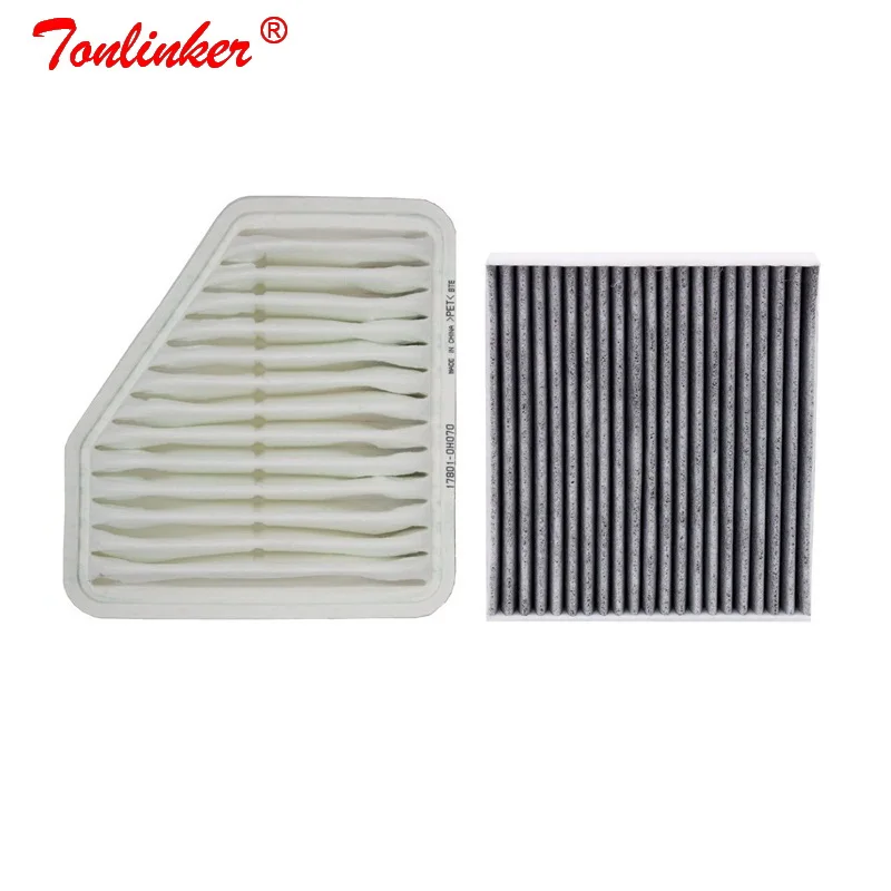 

Air Filter Cabin Filter 2Pcs For TOYOTA CAMRY XV40 2006-2011 3.5L 2GR-FE RAV4 AURION PREVIA III Filter OEM 178010H070 8713950100