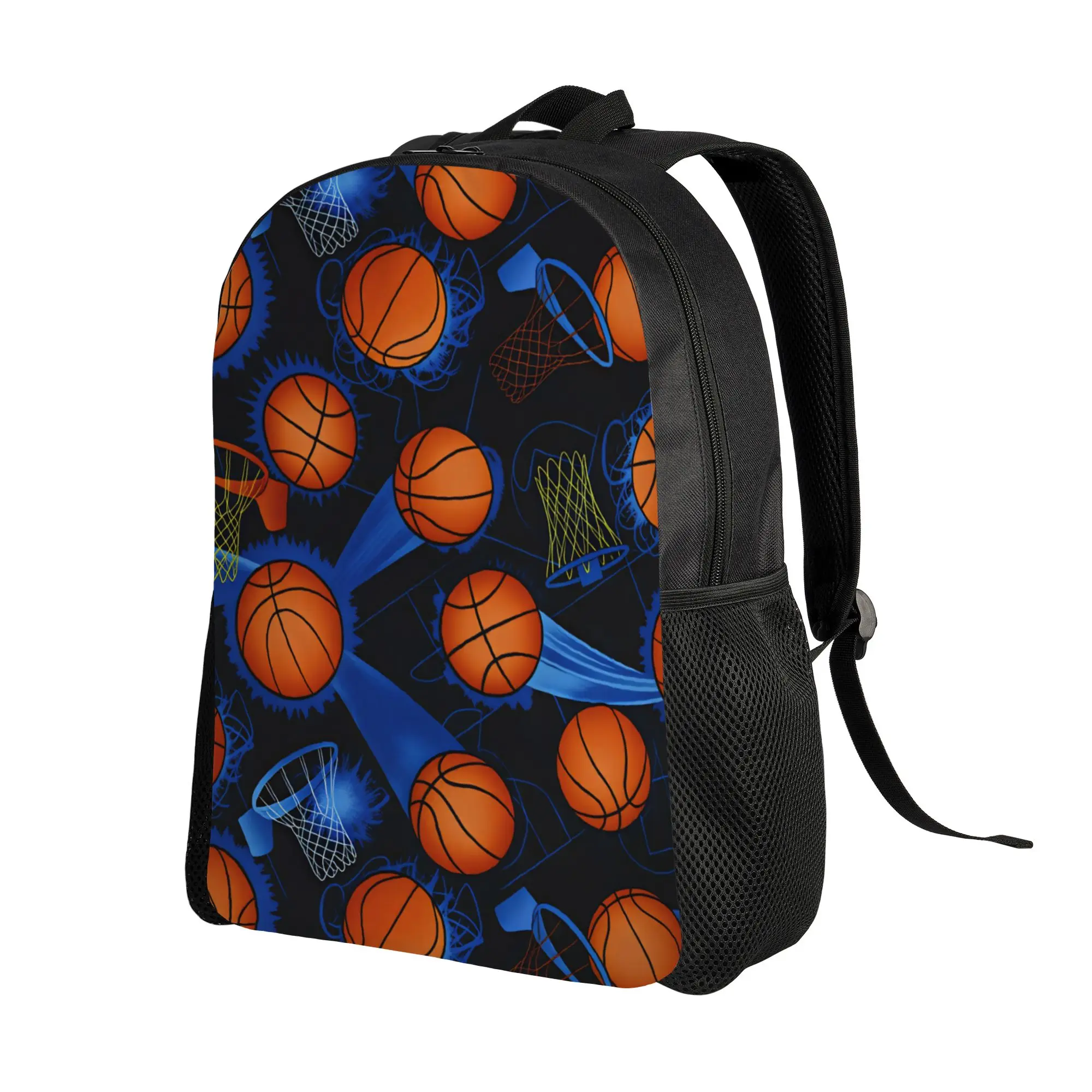 Sport Ball Basketball Grain Backpack  Streetwear Backpacks Teen Outdoor Style Durable School Bags Colorful Rucksack