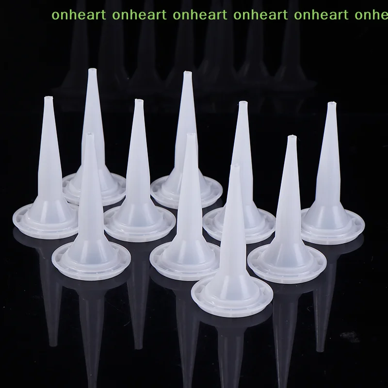 [C]10pcs Caulking Nozzle Structural Glue Nozzle Plastic Universal Caulking Nozzle Tip Mouth Tools