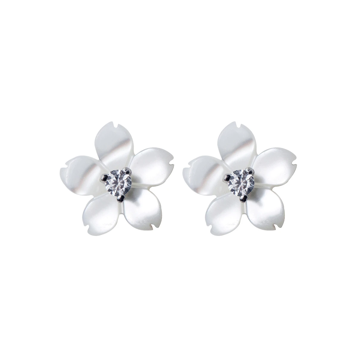 Modian – boucles d'oreilles en argent Sterling 925 authentique, en céramique, fleur, pour femme, plante, bijoux de luxe, déclaration de mariage, nouvelle collection 2020