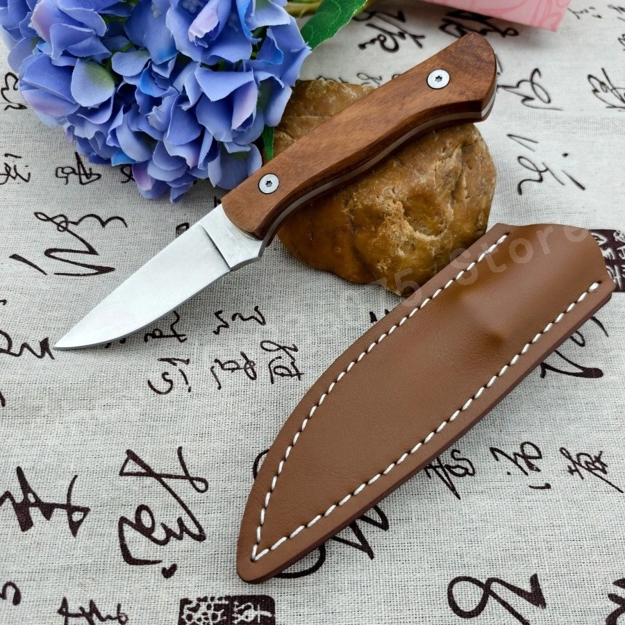 

Кемпинговый нож высокой твердости 8Cr13Mov, тактический нож EDC, нескользящая ручка, охотничий спасательный инструмент для выживания, острый фруктовый нож