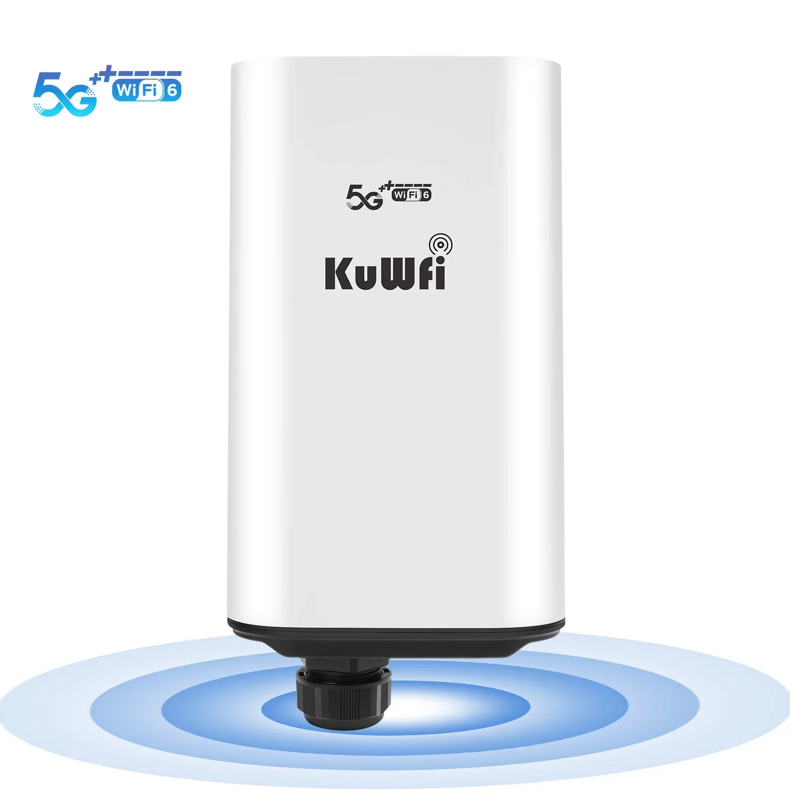 WiFi6 dual band KuWFi Router 5g esterno NSA/SA 5g router sim card high speed ip66 waterproof wireless 5g cpe for outdoor