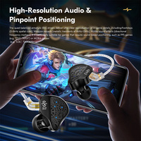 CCZ CZ10 1DD&4BA Hybrid Earphones 10mm Dual-Magnetic Circuit PET Dynamic Driver Headphones Sport Gaming Noise Cancelling Headset
