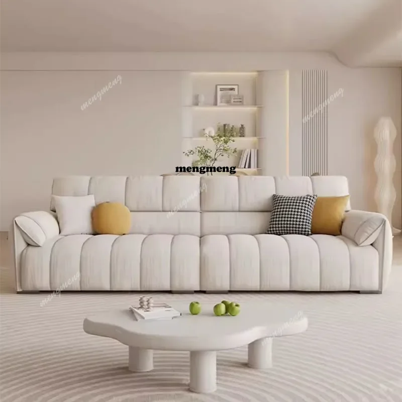 

New arrive Nordic Individual Living Room Sofas Cream Modern Luxury White Living Room Sofas Minimalist Women Muebles Postmodern F