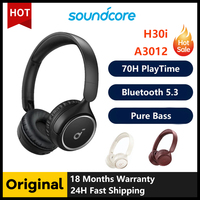 Original Anker Soundcore H30i Wireless On-Ear Headphones Wireless Bluetooth Headset Wireless Headphones Bluetooth 5.3 Headphones