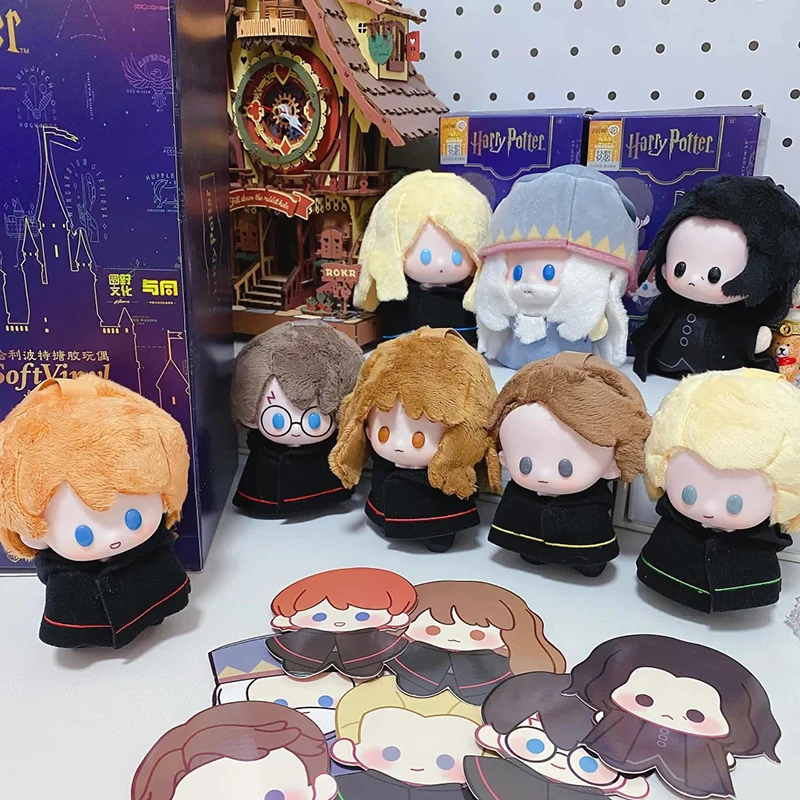 

Оригинальный Гарри Поттер Mystery Blind Box 10 см фигурка куклы Декор идеальный подарок милый аниме кулон брелок с