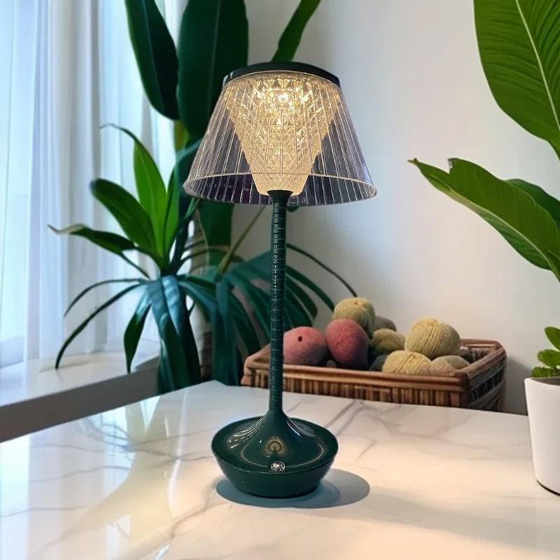 European Home Creative Advanced Charging Bedhead Desk Lamp New Decoration Bedroom Light Luxury Lighting Nightlight