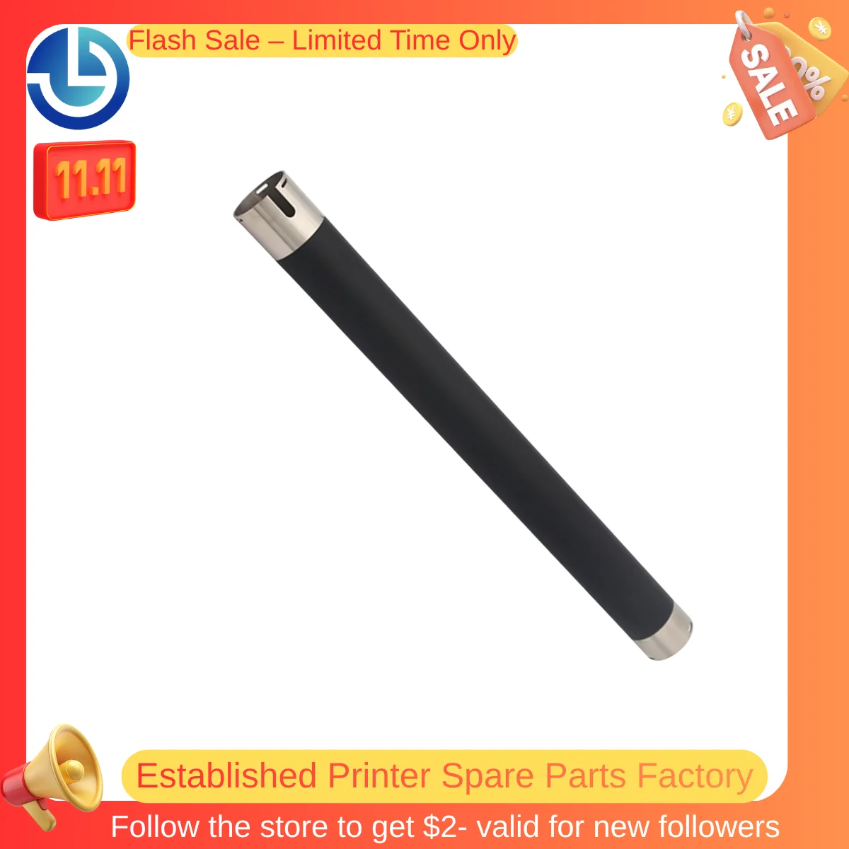 

FL3-3602-000 iR ADVANCE 8085 8095 8105 8205 8285 8295 Upper Fuser Heat Sleeved Roller