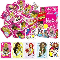 UNO Barbie Characters Matching Card Game Japanese Anime Totoro Pikachu Family Party Fun Entertainment Board Poker Toy Xmas Gift