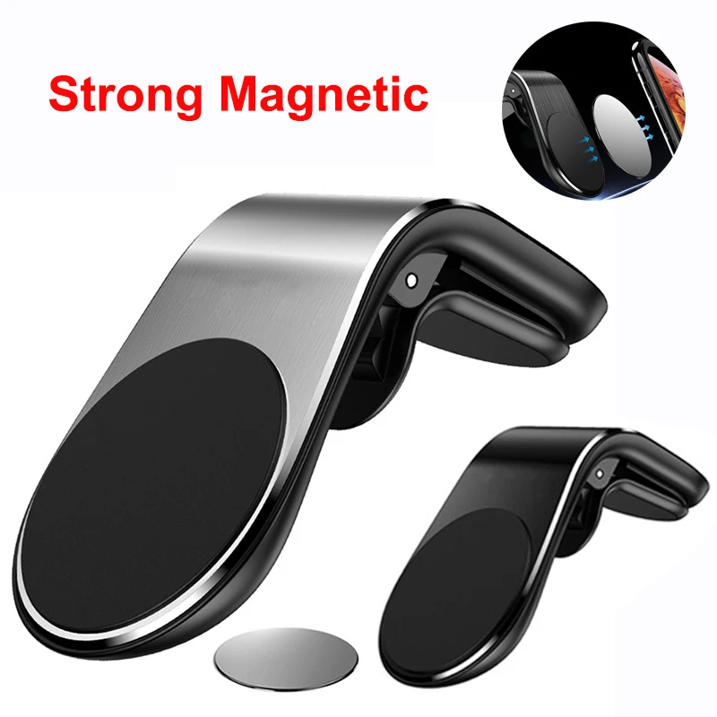 Magnetic Car Phone Holder Stand Air Vent Magnet Car Mount GPS Mobile Phone Support In Car Bracket For iPhone Xiaomi Samsung