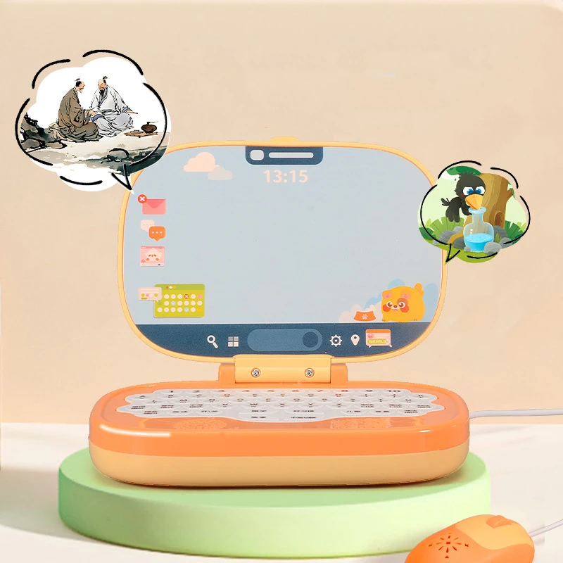 Bambini Prima Educazione Apprendimento Storia Macchina Intelligente Cinese Inglese Interruttore Lettura Tablet Telefono Giocattolo 1-5 Anni di Età Giocattoli