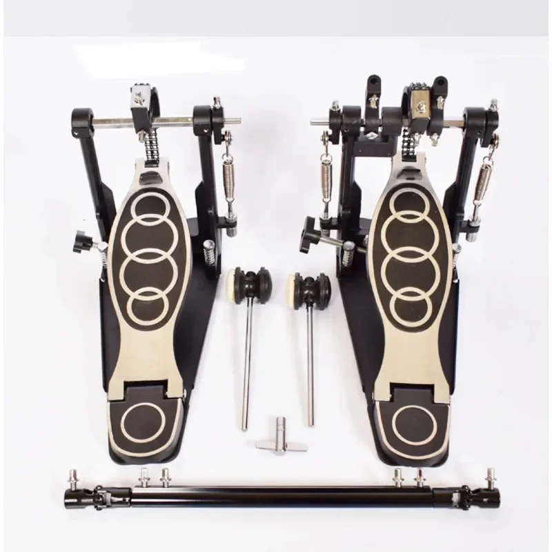Drum set double stepping hammer, jazz drum double stepping pedal, practice playing double chain stepping hammer