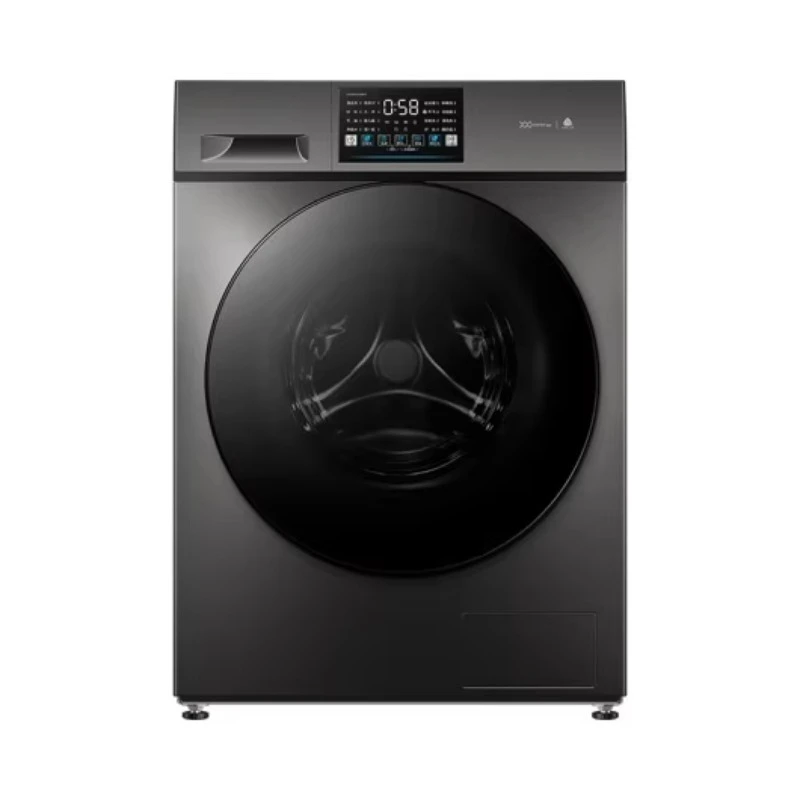 Fully Automatic 10kg Front-Load Washing Machine Intelligent Frequency Conversion Electric Plastic Design