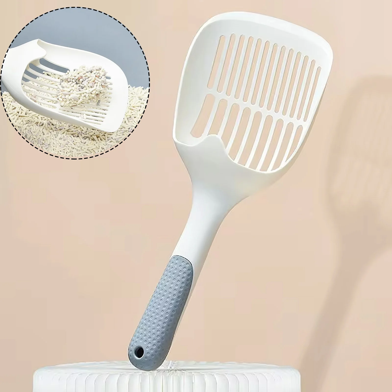 

Cat Litter Scoop Convenient and Durable Pet Poop Scoop Plastic Practical Cat and Dog Poop Scoop Special for Cleaning Cat Litter