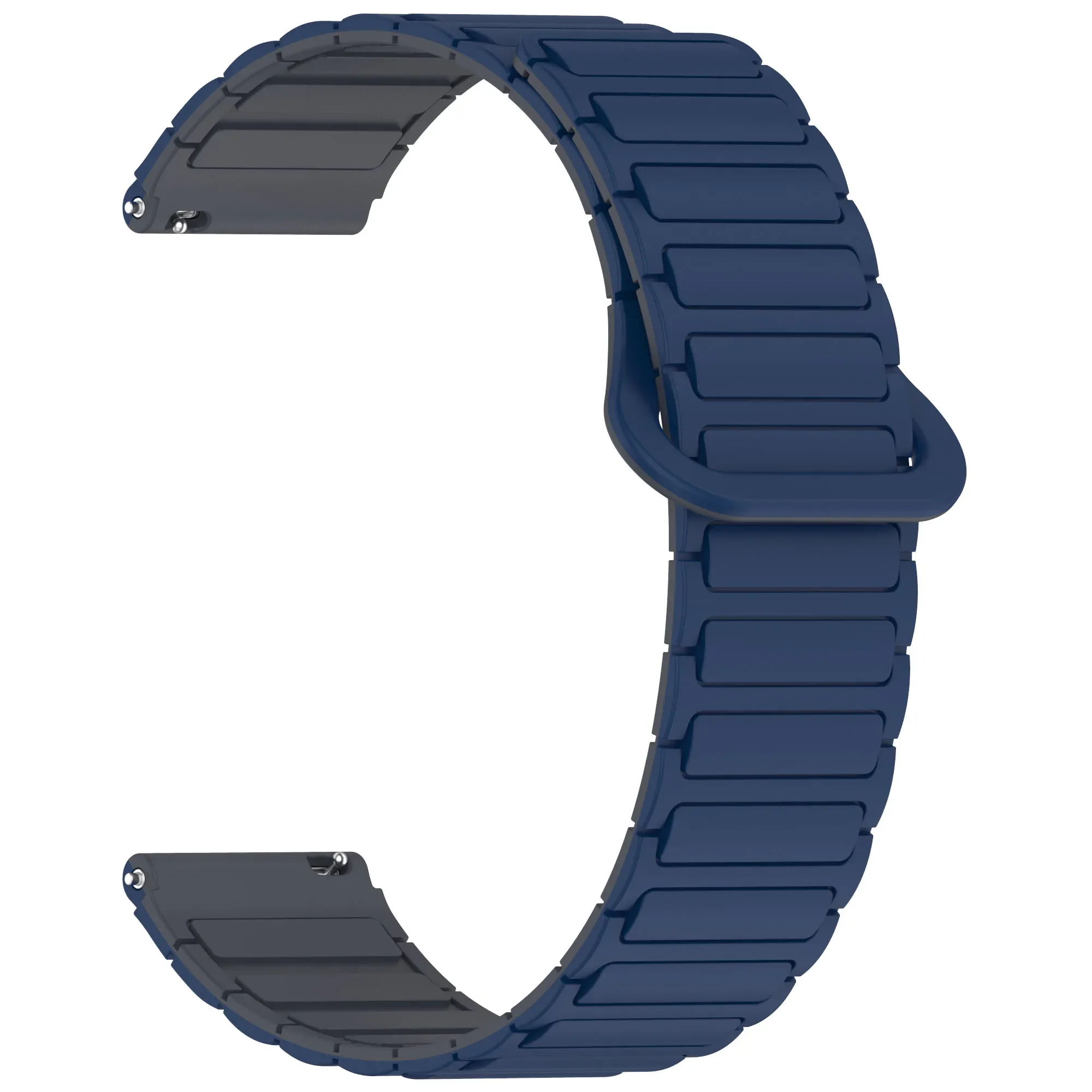 Cinturino magnetico in silicone da 20 mm per AXTRO Fit 3 / Fit 4 / Actxa Tempo 4c 5c per Haylou LS02 / RS4 Plus Bracciale uomo donna