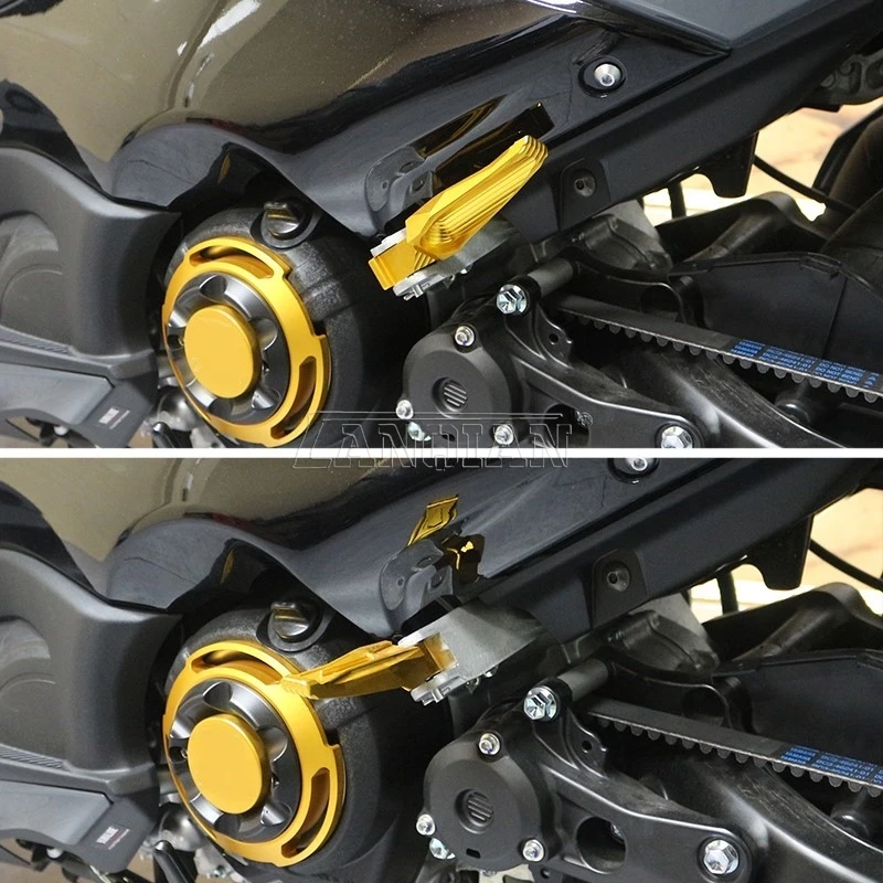 For YAMAHA NMAX 155 NMAX125 N-MAX 155 N-MAX125 2015-2023 2024 2025 2026 CNC Passenger Rear Footrest Motorcycle Folding Foot Pegs