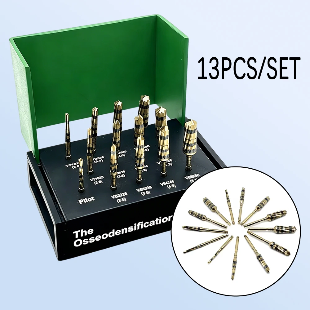

Professional Dental Osseodensification Burs Implant Drill Kit – Surgical Set Designed for Maxillary Sinus Lift Procedures