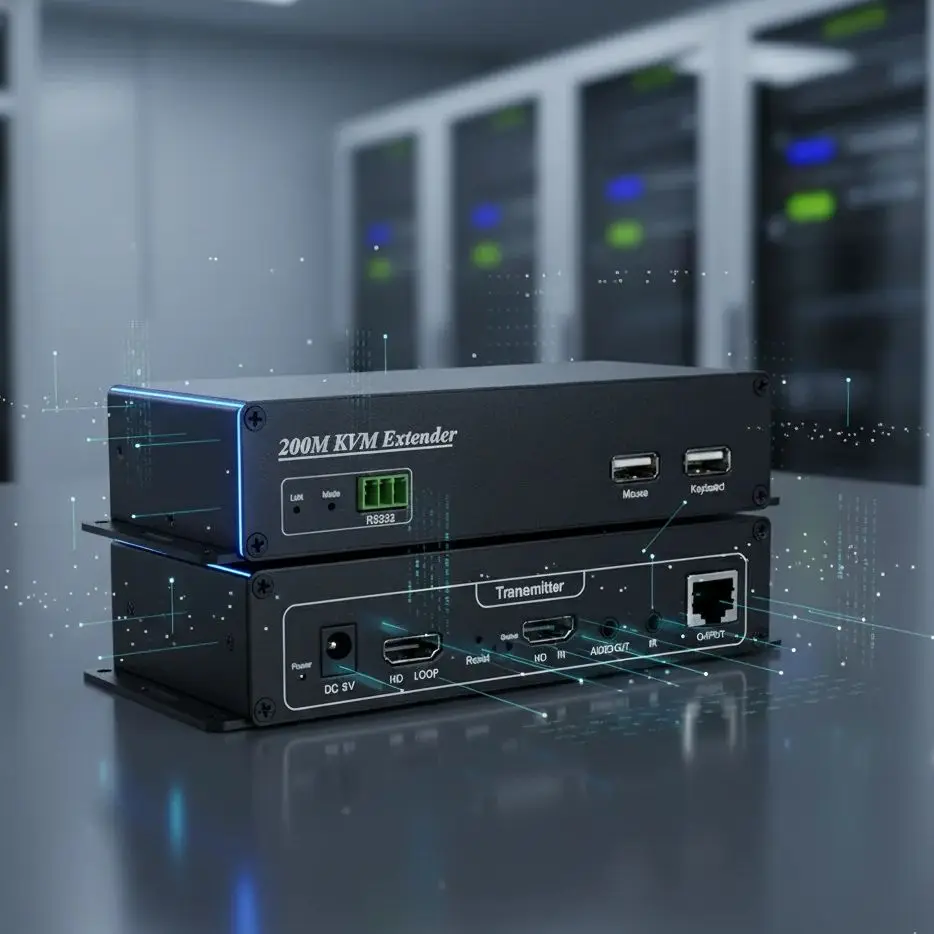 

4K Network HD Extender 120m 1080P HD Extender Transmitter Receiver over CAT5e CAT6 Rj45 Ports HD Extender