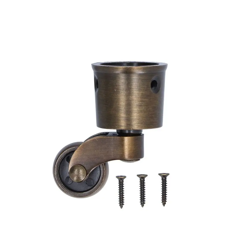 頑丈で安定したラウンドカップキャスター耐摩耗性サイレントアンティークキャスターマットヴィンテージ家具ホイールキャビネットピアノテーブル椅子用