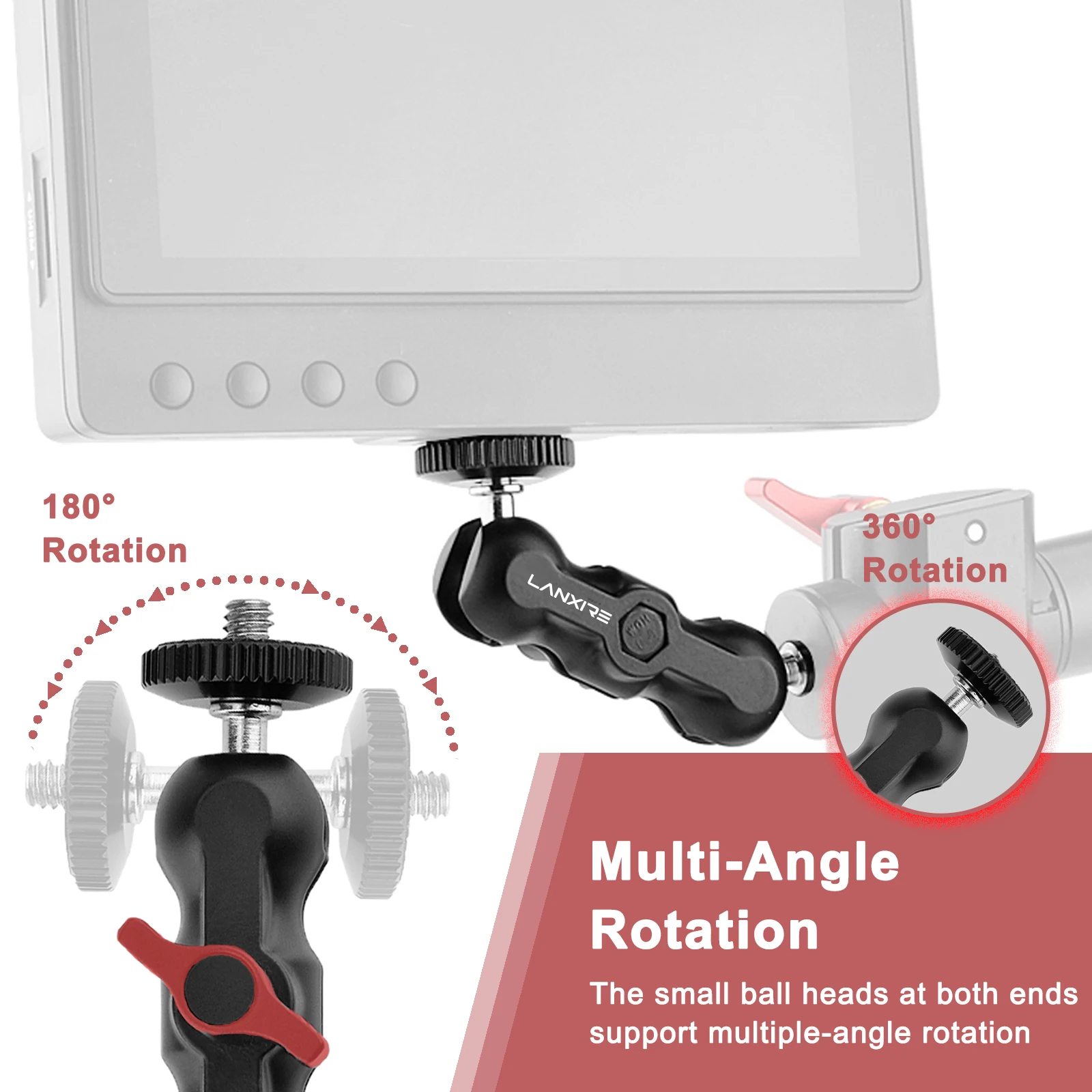 Lanxire Alüminyum Alaşımlı Min - Monitor Arm Dual incelemesi ve fiyatı