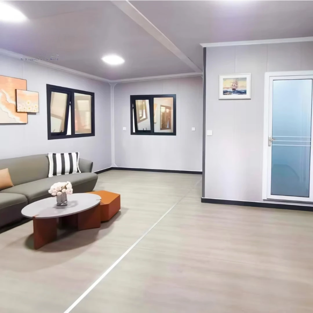 Luxury Container House 20 ft Prefab Container House 2 Bedroom Bathrooms Modular Portable Steel Home Container Hotels Apartments