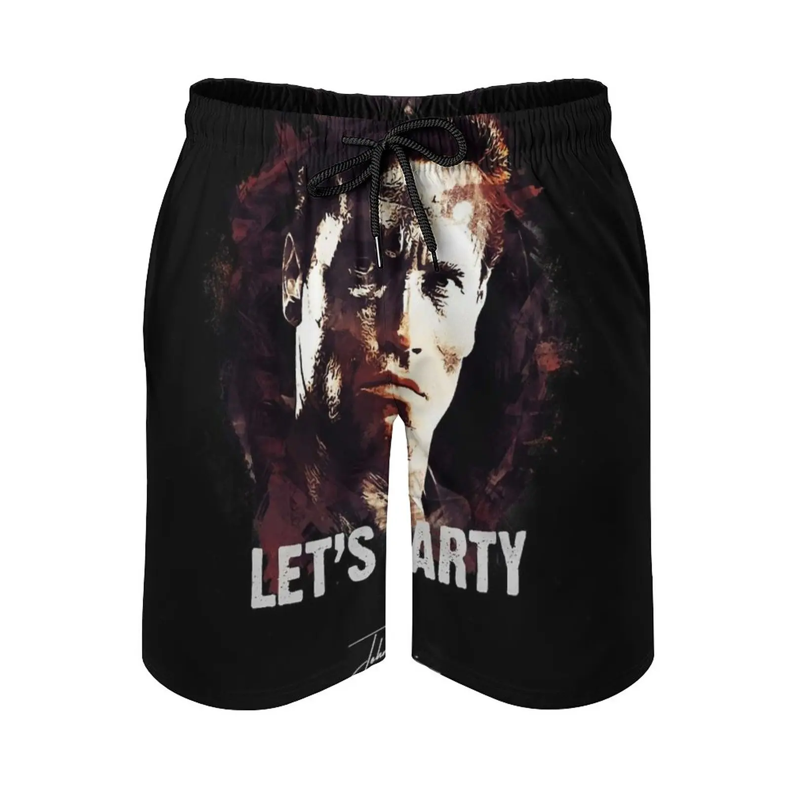 

John Matrix-Commando Arnold Schwarzenegger Men's Sports Short Beach Shorts Surfing Swimming Boxer Trunks Movies Video Movie