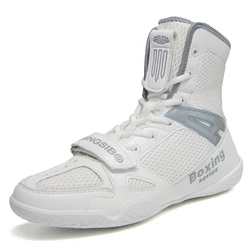 Men Professional Boxing Shoes Breathable Gear Unisex Sport Sneakers Women Wrestling Shoes Comfortable Fighting Boxing Boots