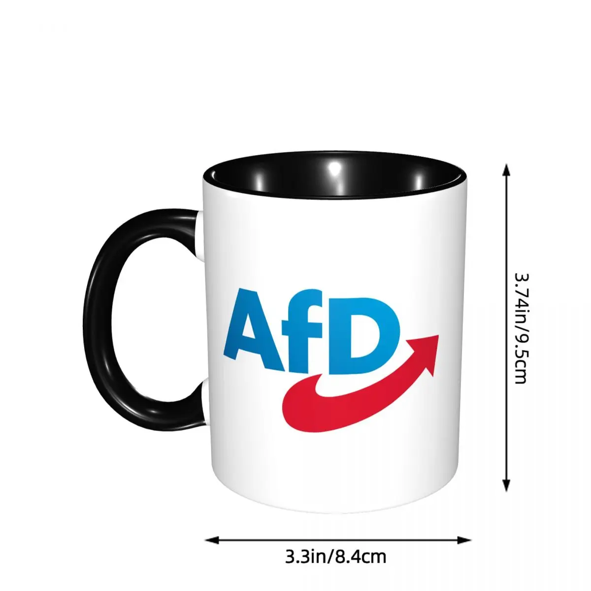 Germany AFD Alternative Mug Funny Ceramic Coffee Cups Tea Mugs Milk Cup Drinkware Gifts for Woman Man