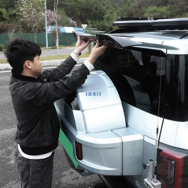 

Для BYD Formula Leopard 8 2025 + автомобильный стиль, задний багажник, спойлер на крышу, спортивный фиксированный ветровой хвост, крышка, аксессуары, внешняя наклейка