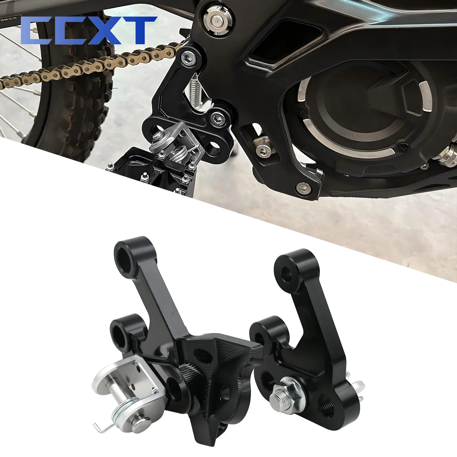 For Surron Light Bee X & S For Segway X160 X260 Electric Motorcycle Foot Pegs Fixing Bracket Rests Pedal Mount Support Bracket